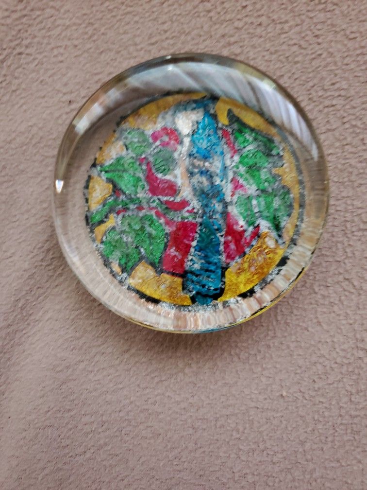 Vintage Glass Paperweight