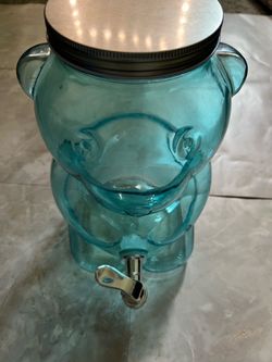 Blue  Gummy Bear drink dispenser