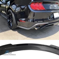 Fits 15-22 Ford Mustang Coupe MD Style Trunk Spoiler Lid ABS - Gloss Black