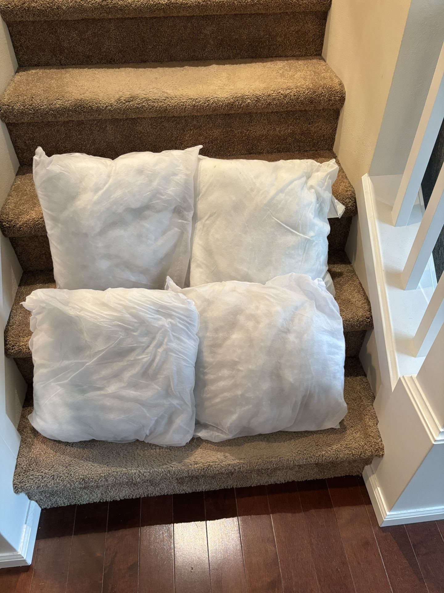 Four 18x18 Poly Fill Pillows