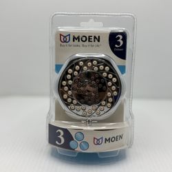 Moen 21313 CHROME 3 Function 3-5/8 SPRAY SHOWER HEAD