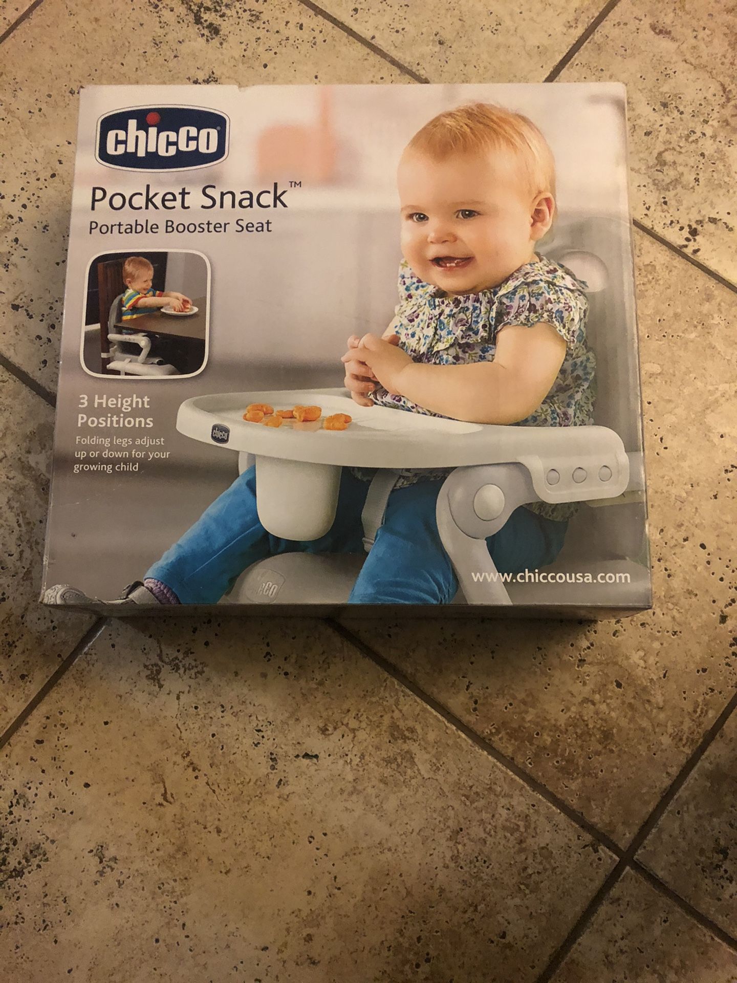 New Chico Portable booster seat