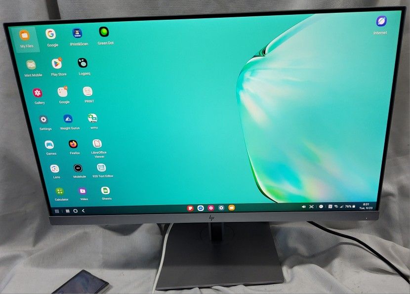 Excellent Condition! HP EliteDisplay E273 27-Inch 1080P FHD Monitor HDMI DP VGA

