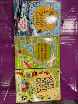 Brand new * Usborne never bored cards