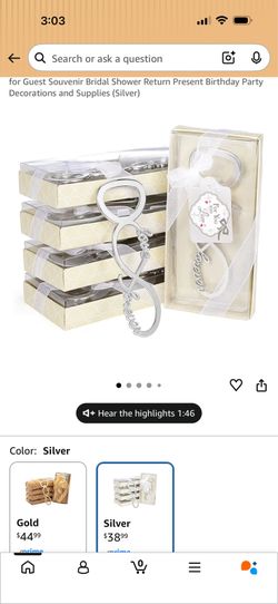 Wedding favors I have 3 brand new in boxes comes w 47 of them take all for 80$ or one for 25$