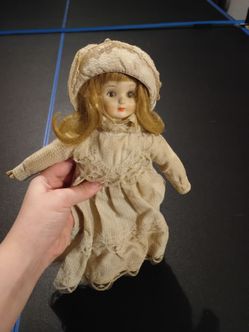 Vintage porcelain doll