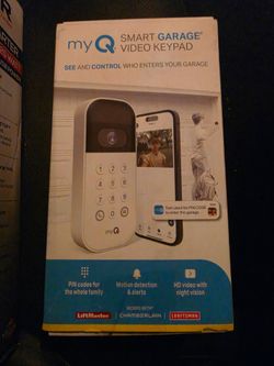 MyQ smart garage keypad