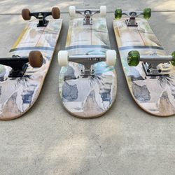 3 Element Skateboards W/ Independent Trucks !!