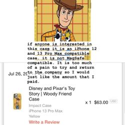 iphone 13 pro max casetify x toy story case