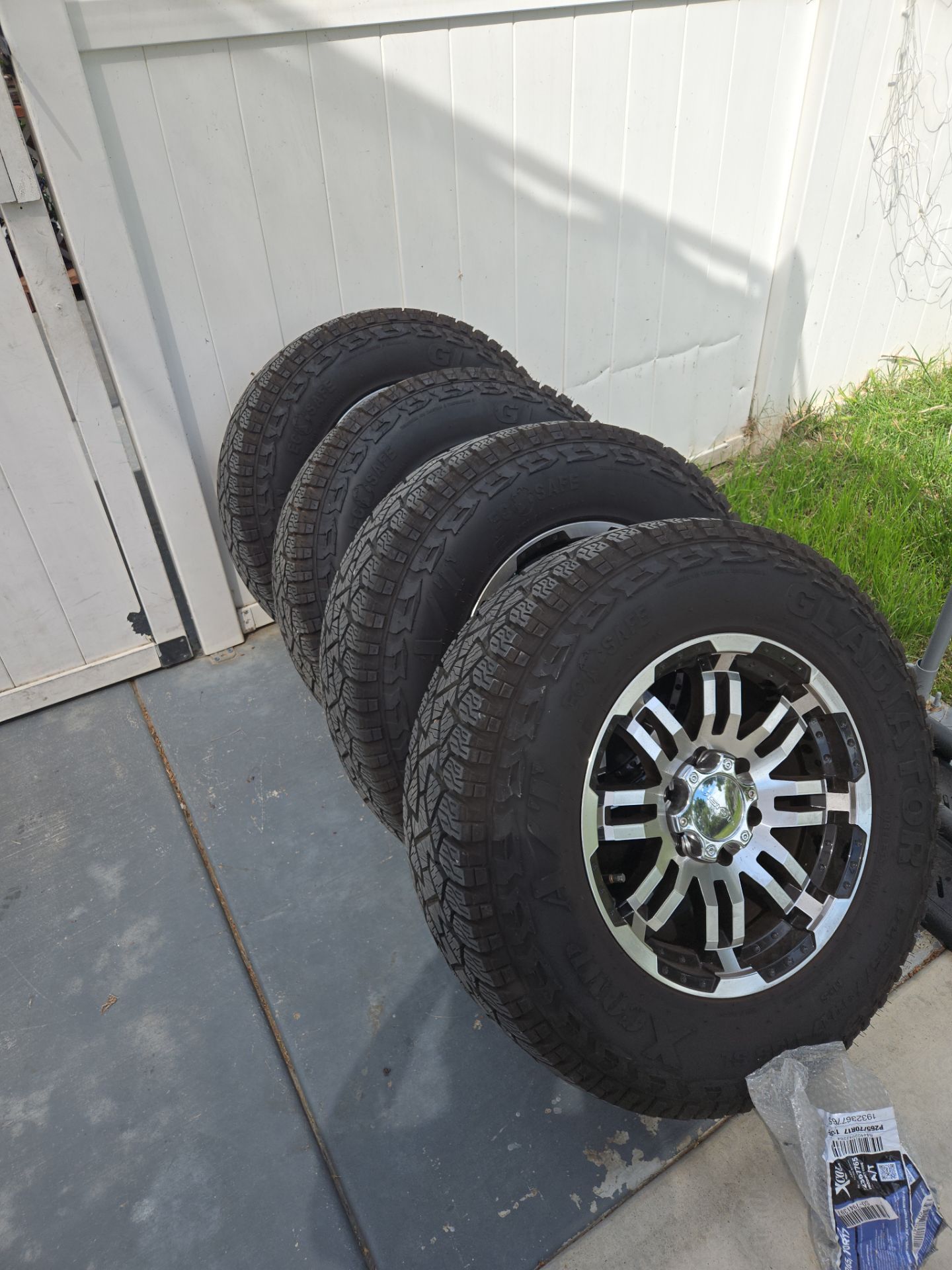 Wheels and tires like new