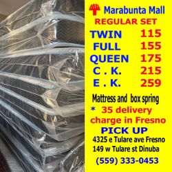 Twin Regular Mattress Set.