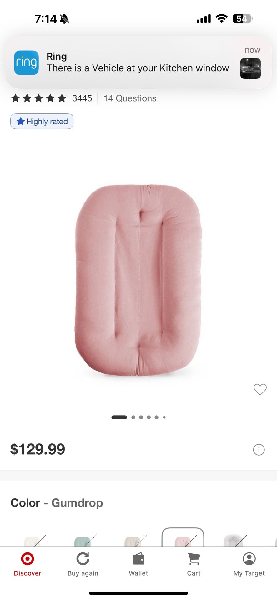 Snuggle Me Organic Lounger