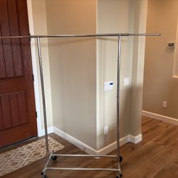 Apparel Rack on wheels