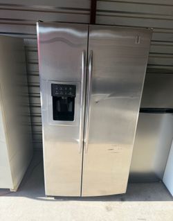 GE Stainless Steel Refrigerator And Freezer