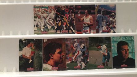 Nine Dan Marino cards