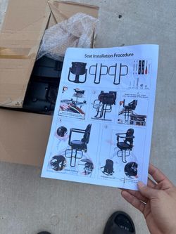 Rear Bike Child Seat with Installation Manual