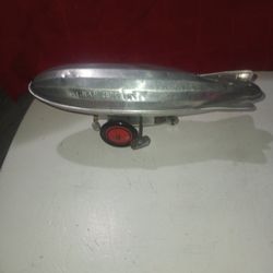 Feeling Aluminum Airship Graph Zeppelin Windup Tin Toy