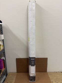 New 58” x 64” Faux Wood Window Blind White