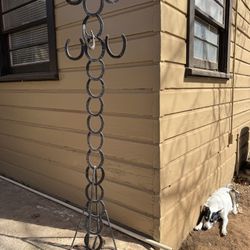 Rustic Horseshoe Rack