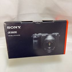 Sony Alpha A6600 Mirrorless Camera with 18-135mm Zoom Lens