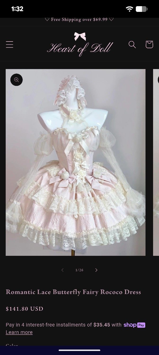 Heart Of Doll Dress