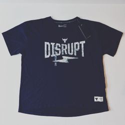 Under Armour Project Rock Disrupt Short Sleeve Women's Size L