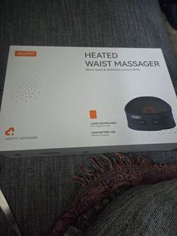 Heated waist massager