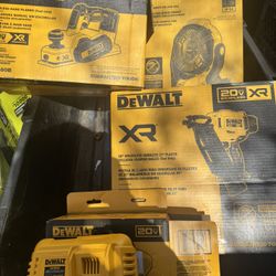 Dewalt Framing Gun Fan Fast Charger Planer