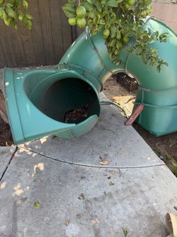 FREE Playhouse Tube Slide