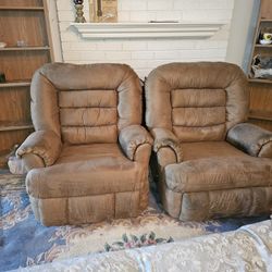 Microfiber Rocking Recliner 