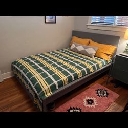IKEA Full Bed Frame /full Mattress 