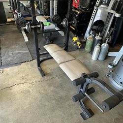 Adjustbale Bench With Weights