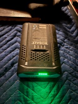 Kobalt 40volt 6ah battery with charging base