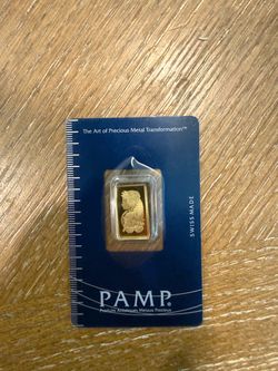 Pamp 2.5 gram gold bar