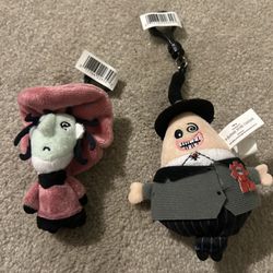 Nightmare Before Christmas Mayor And Shock Plush Clip