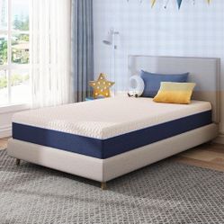 8-inch Twin Size Mattress for Kids, Gel Cooling Memory Foam Mattress Brand New 