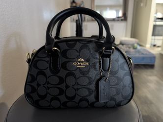 Black coach purse