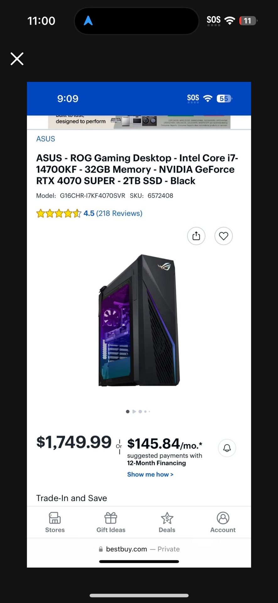 Asus Gaming Pc