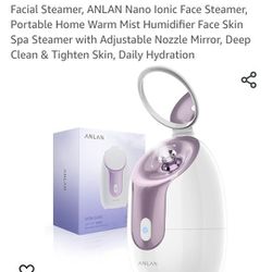 Nano Ionic Face Steamer/Warm Mist Humidifier