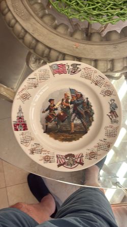 Commemorative plate