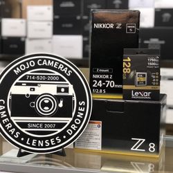 Nikon Z8 w/ 24-70 f/2.8 And 128gb CFexpress Type B 