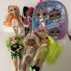 LOL Dolls And Backpack
