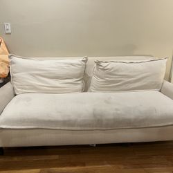 FREE Couch – Stained, Used, Comfortable