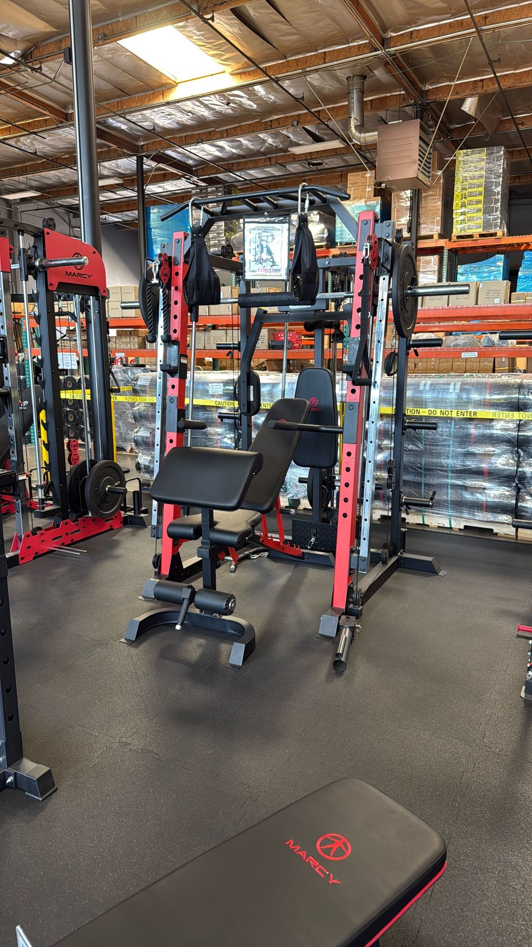 MARCY SM 4033 Home Gym Smith Machine Squat Rack Power