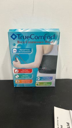 TrueComfort Back Compression Wrap – Hot & Cold Therapy with Manual Air Pump