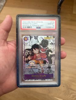 One Piece Op09 Luffy Manga PSA 10