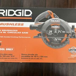 RIDGID 18V Brushless Cordless 7-1/4 in. Circular Saw (Tool Only)