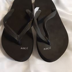 Brand New Women's J. Crew Wedge Flip Flops Size 9M 