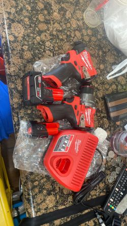 M12 Drill And Impact, Batteries, And Charger