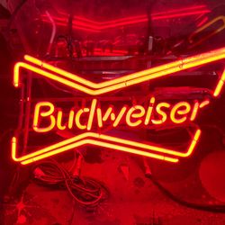 Vintage Budweiser Neon Sign 